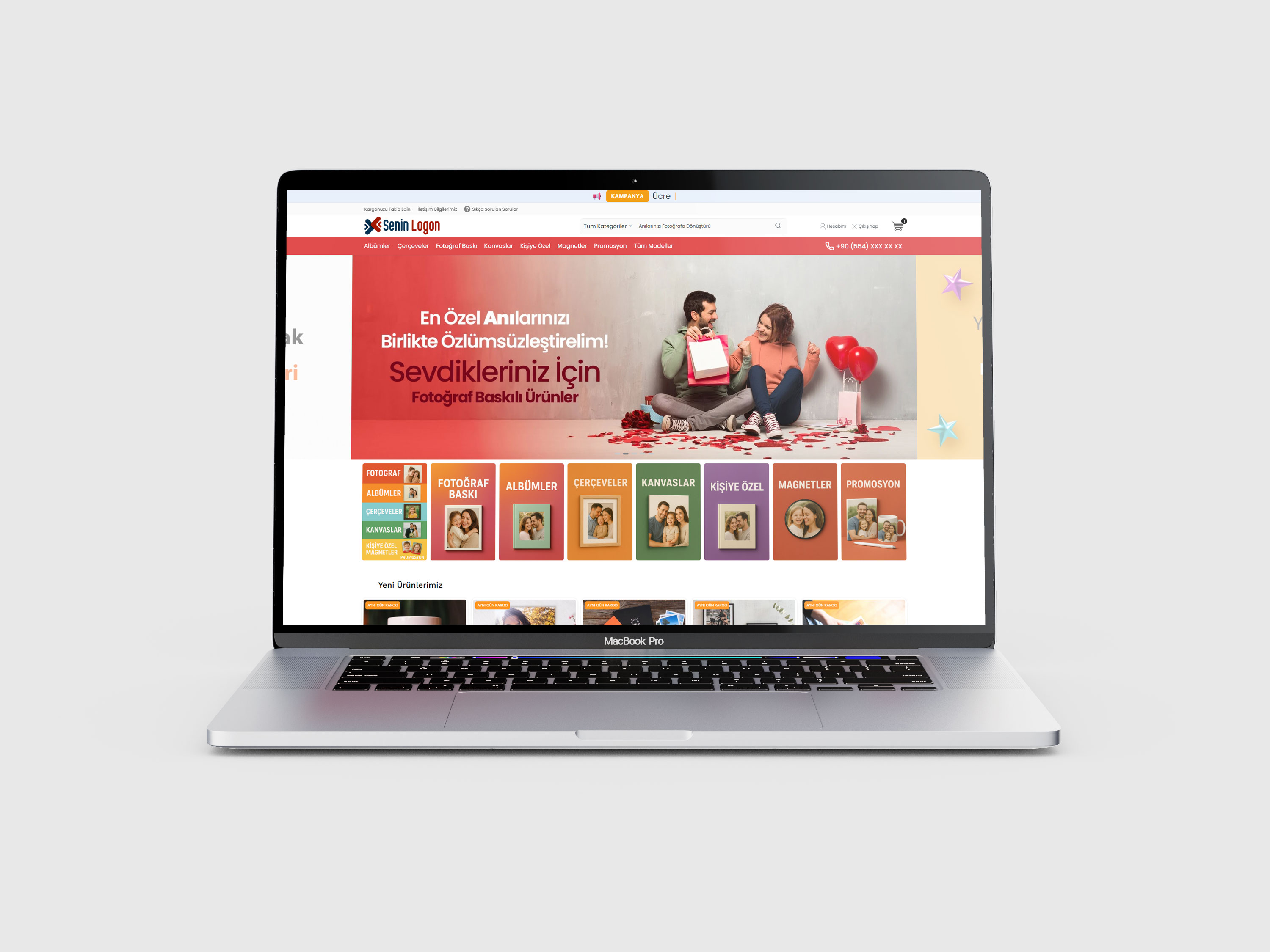 Opencart Fotoğraf Baskı Teması